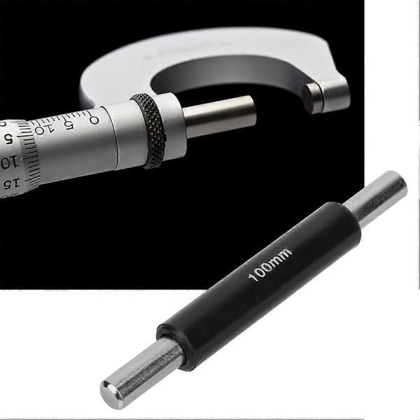 100mm Rustfrit Stål Udvendig Mikrometer Kalibreringsblok Stang