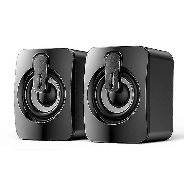 Datamaskinhøyttalere Stereo Bærbare Høyttalere Ikke-Bluetooth Stasjonær PC Skrivebordshøyttalere Minihøyttalere Multimedia Par Boks
