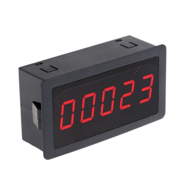 Plus Teller Panel Totalisator 0-9999 Digitalt LED Teller Panel Meter 5 Sifre