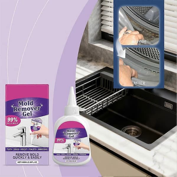 Skimmelfjerner Gel, Husholdnings Pletfjerner Gel 2pcs