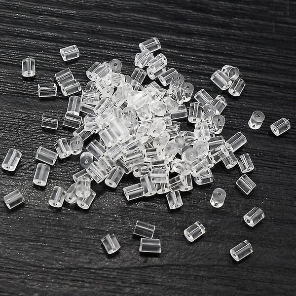 Smykkelagesett Plast Øredobb Bakside Plugghette Spiker Tilbehør