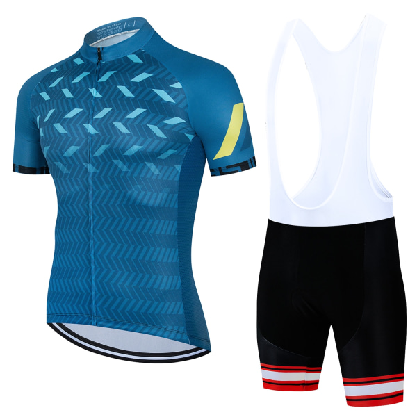 2023 Cykeltröja Set Herr Cykelkläder Road Bike Shirts Kostym Cykel Bib Shorts MTB Ropa Ciclismo Maillot Auburn L