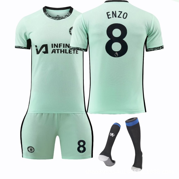 23-24 Ny Chelsea-tröja för träningsdräkt för vuxna för barn NO.8 ENZO XL