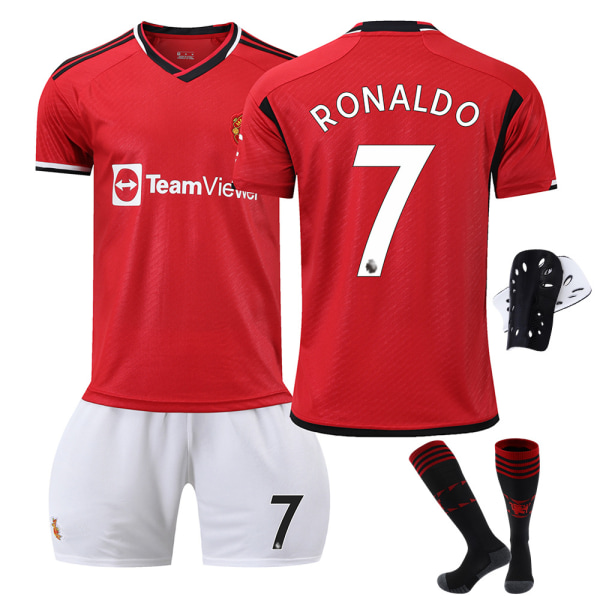 23-24 säsongen Red Devils nr 7 Ronaldo tröja dräkt 28
