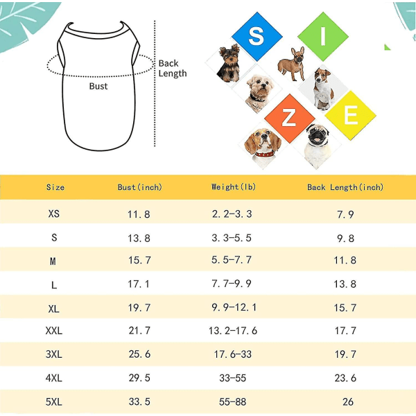 4 stykker Sommerskjorter til kæledyr Hund Kat T-shirts i hawaiiansk stil Blomstret kokosnødtræ trykt hvalpe sommer strandskjortebeklædning XL