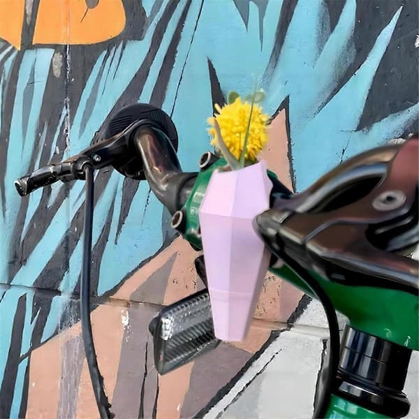 Blomvas för cykelstyre, Rolig cykelstyre vas B
