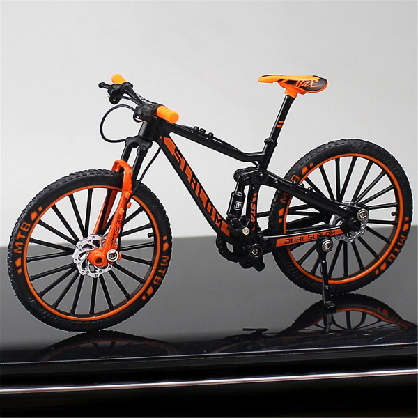 1:10 Mini Aloy Cykel Skalamodel Finger Mountain Bike Legetøj Orange