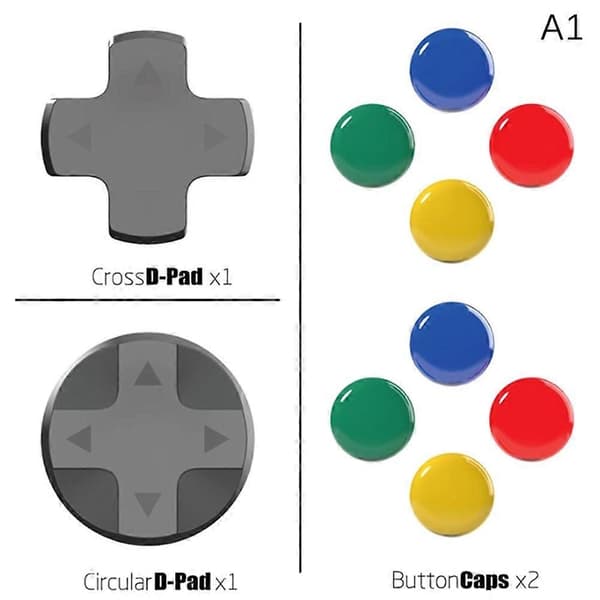Speljoystick Skyddande Rocker Cap Tumgreppsskydd D-Pad Knappfodral för Switch Lite Joycon Spelkonsoltillbehör