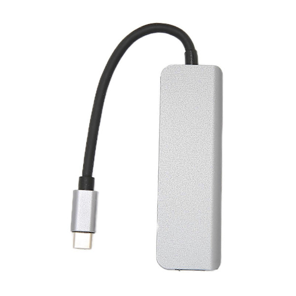 Ekspansionsdock Multifunktionel Mini Aluminium Legering 4 I 1 Multi Splitter Dockingstation til Bærbare Computere