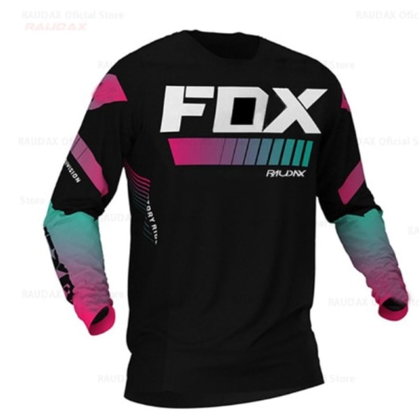 Sommar utomhus fritid sport landsvägscykel FOX långärmad cykel kläder T-shirt S