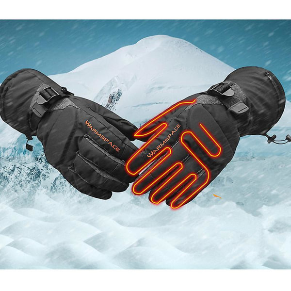 Evago USB Laddning Vinter Intelligent Temperaturreglering Värmehandskar Med Hand Back Värme Touch Screen Handskar XL