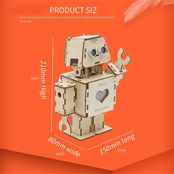 Programmerbart Dobbelt Intelligent Programmerbart Velkomst Robot Kit