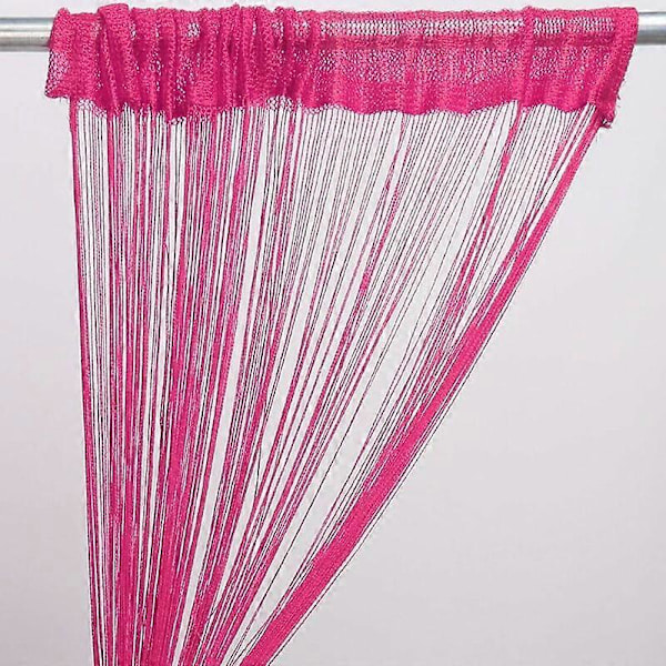 Hot Pink Garn Gardiner Dør Vindue Rumdeler Panel Størrelse 100cm x 200cm