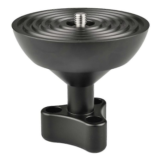 100mm Halvboll Video Stativ Apex Huvud Adapter för Weifeng Bogen 3/8 Tums Gängfäste