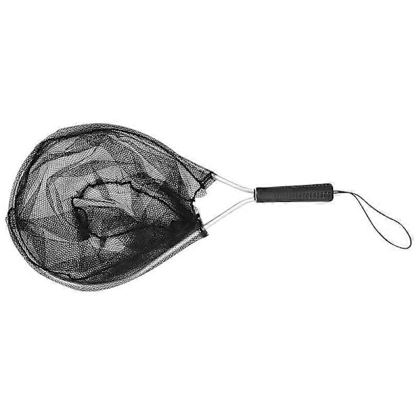 Aluminium Håv Fluefiske Fiskesparer Nylon Knuteløst Mesh Ørret Håndnett