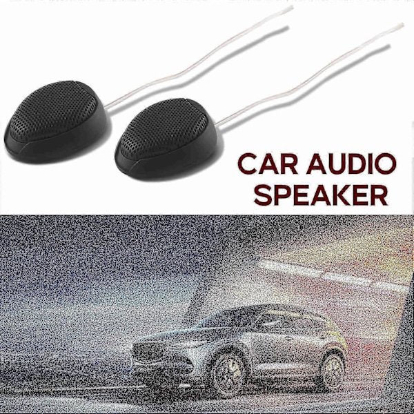 2 kpl Auton yleismallin 12V 1000W Mini Audio Diskanttikaiutin Auton audiojärjestelmään