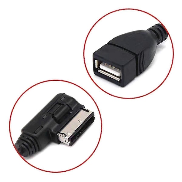 Bil Audio Kabel USB Bil Konverteringskabel Til A1 A3 A4l A5 A6l A8 Q3 Q5 Tt Med Interface Med -boks