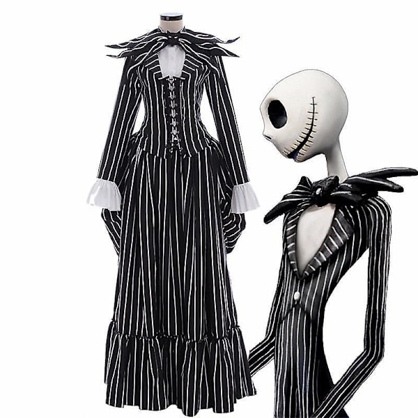 Christmas Night Skrekk Cosplay Kostyme Halloween Performance Scene Jack Zombie Bride Cos Xuanzi Anime Mens M