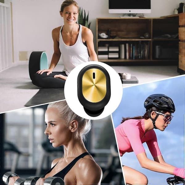 Ørepropper, enkeltøreheadset til telefonopkald og møder, mini-ørepropper til mænd og kvinder, rejser, løb, cykling