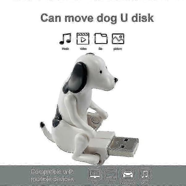 Hunde USB Drev Disk Interessant Hukommelse Thumb Stick Data Lagring Til Computer Notebook Laptop-God-God White 64G