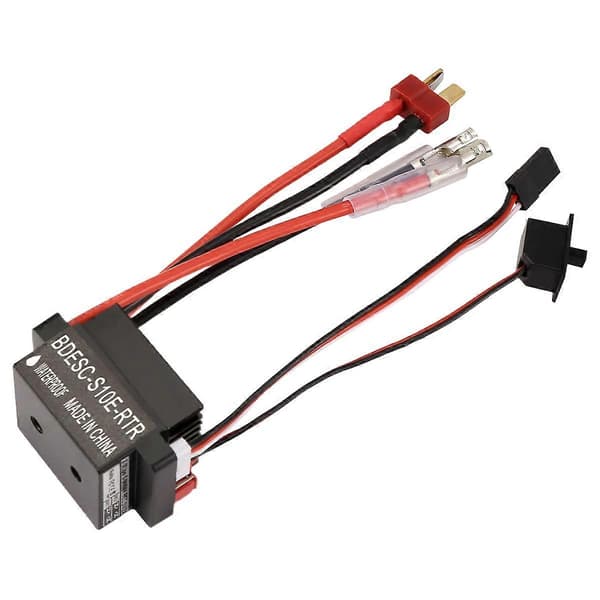 RC Hobby 60A ESC Borstad Motor Hastighetsregulator med 2A BEC Högspänning 6-12V Borstad ESC för RC Båt