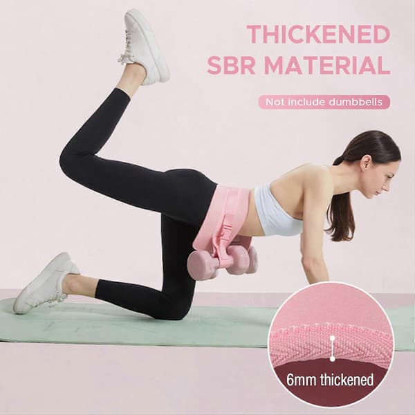 Trænings Hip Thrust Bælte Dumbbell Hip Thrust Bånd til Dumbbells Kettlebells Vægtskiver