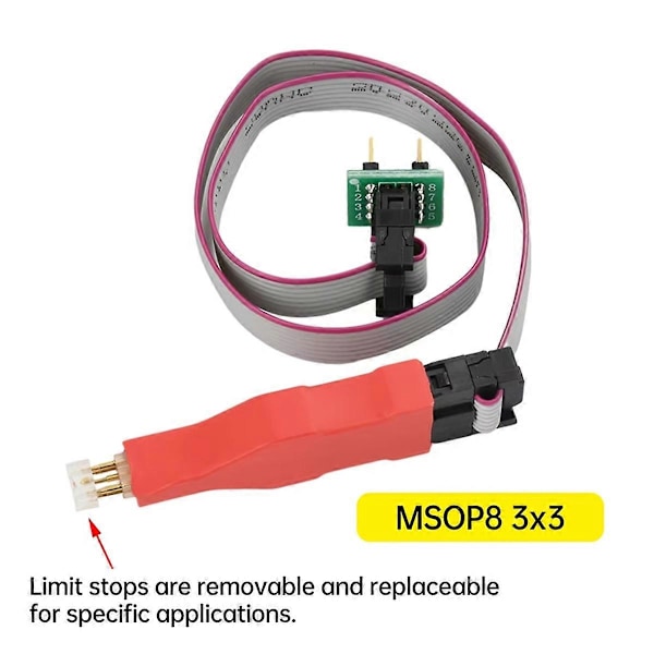 MSOP8 Fjeder Nål Brænd Læs Skriv Test Probe Automotive Instrument Program Download Linje Programm