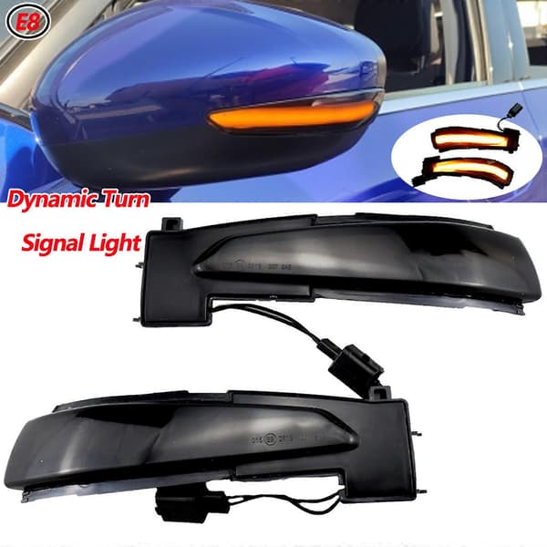 Flydende LED Dynamisk Bakspejl Blinklys til SW til Citroen C4