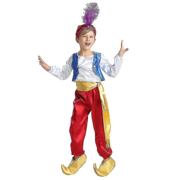 Halloween Aladdin Magic Lamp Barn Cos Kostyme XL