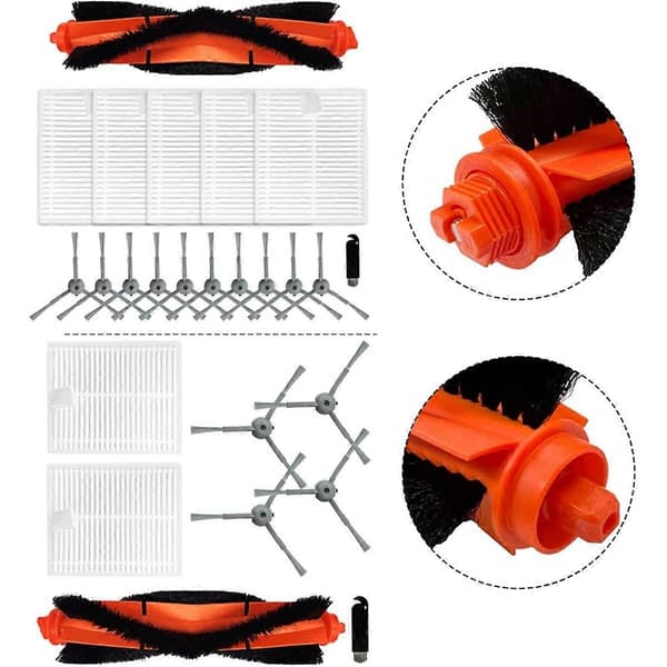 For L20 V8 Pro Robot Hovedbørste Sidebørste Hepa-filtre