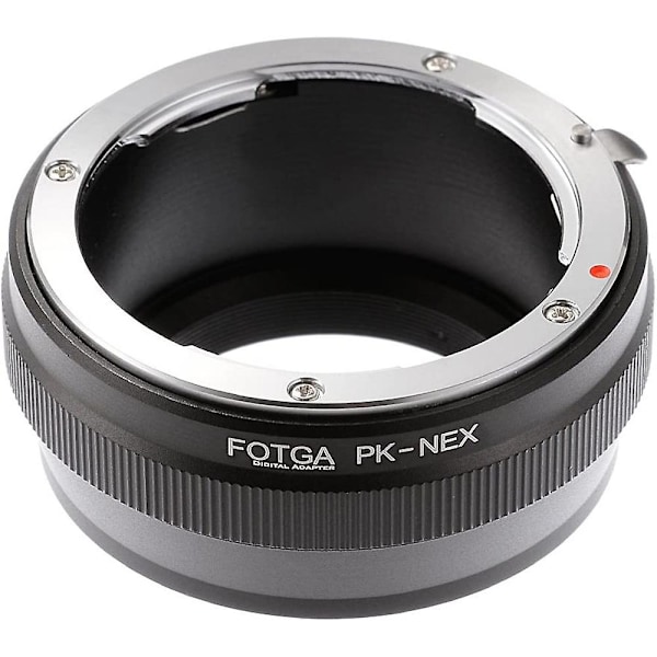 Fotga PK-NEX Adapter Digital Ring för Pentax PK K-fattning Objektiv till Sony NEX E-fattning Kamera (för Sony NE