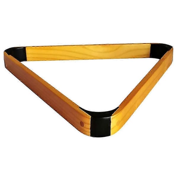 Billardkugleholder i træ, solid trekantet holder, poolkugleholdere, trekantede billardkugleholdere, billard