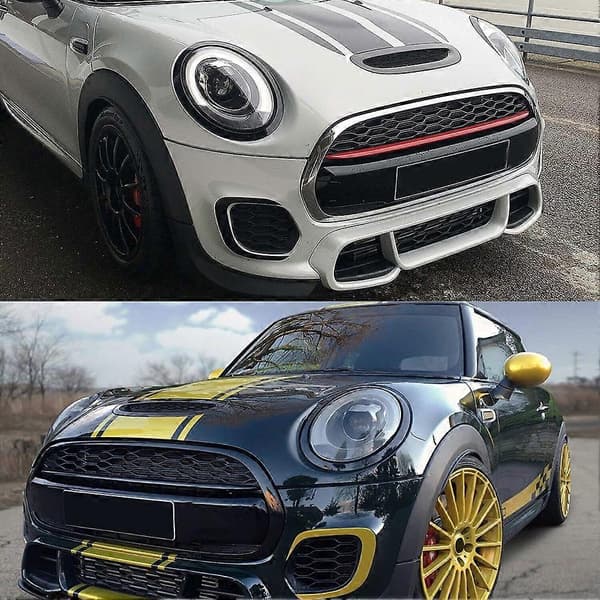 1 par blanka strålkastarfoderringar för 2014-2019 MINI S F55 F56 F57