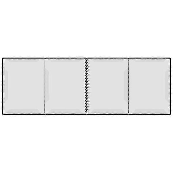 Nodepapirmapper Musikstativ Tilbehør Musikbinder 4 Sider Udvid Spiralbundet 40 Lommer