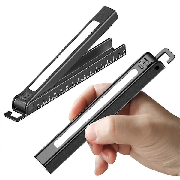 Genopladelig LED+COB Alsidig Penlygte, USB Penlygte med 6 Tilstande