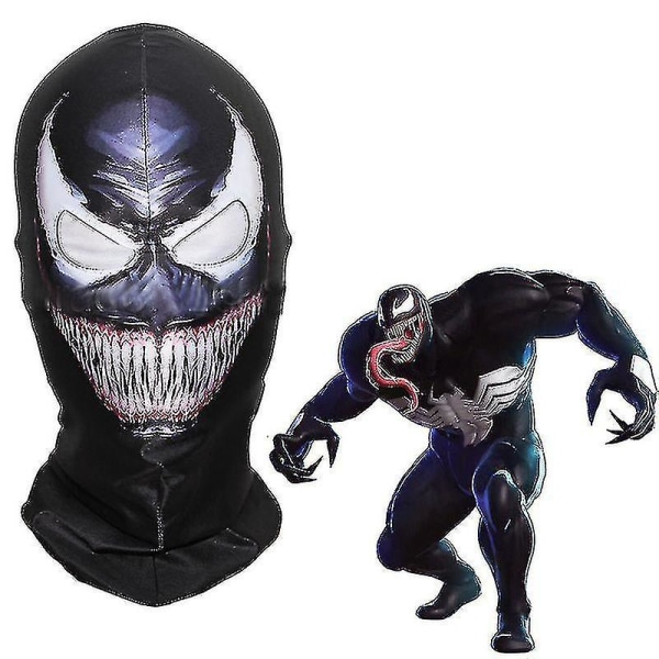 Halloween Christmas Venom Full Head Mask Party Maskerade Fancy Dress Hodeplagg