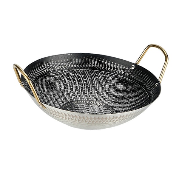 Kadhai Kadai Paistinpannu Monitoiminen Liesitaso Syvä Paistinpannu Wok Kuivapata Hotpot-pata Vihanneksille Höyrytykseen Lihan Hauduttamiseen