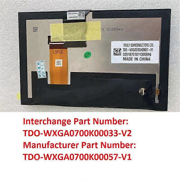 7-tums Uconnect LCD-skärm Touch Screen för Compass 2017-2020