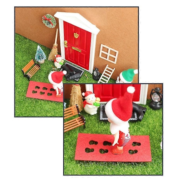 1:12 Mini Juledekorationer Til Dukkehus Miniature Tilbehør Dekorationer