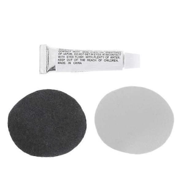 1 stk. PVC Oppustelig Luftmadras Båd Sofa Reparationssæt Lapper Lim til Luftmadras