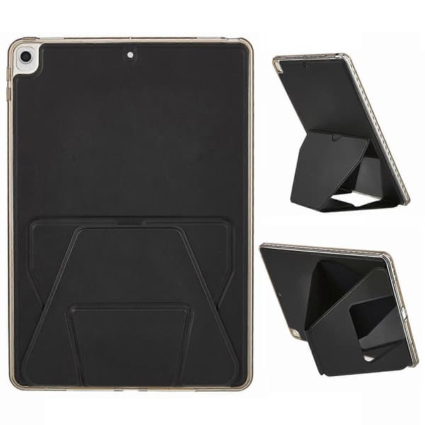 Cover til iPad mini (2024) (2021) TPU PU Læder Kickstand Tablet Sort