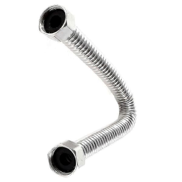 Badeværelse 20 mm brusehovedslange i rustfrit stål 30 cm sølv