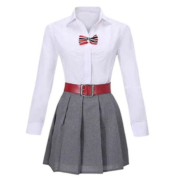 2022 Ny Cosdaddy Las Encinas Elite Skoleuniform Kostume Mand Kvinder Suit Skjorte Nederdel Plisseret Jk Series Cosplay kostume Women S