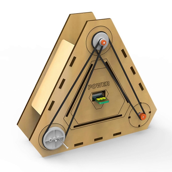 Børns DIY Håndsving Generator Læring Pædagogisk Legetøj Videnskabeligt Eksperiment