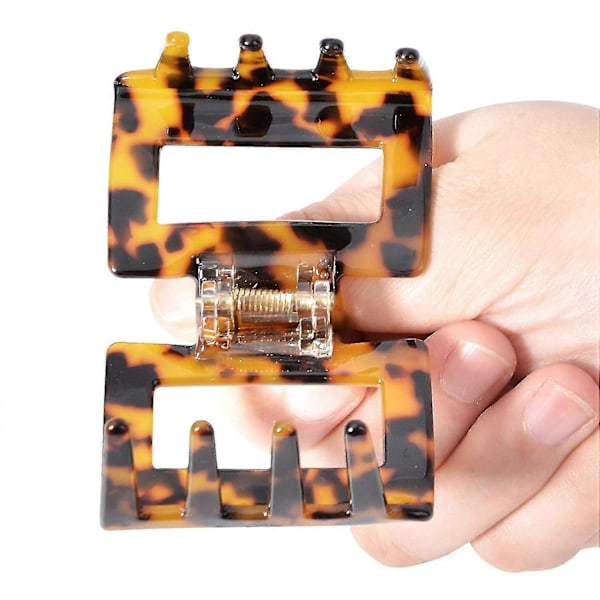 Skildpadde-skal Ponytail Cuffs Elastisk Hårbånd Hårbånd Leopard Fransk Design Hårbånd Hovedbeklædning Til Kvinder Piger, pakke Med 3