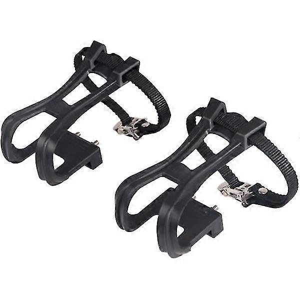 Cykelpedal Tåklämma Remmar Bälten Nylon Landsväg Mountainbike
