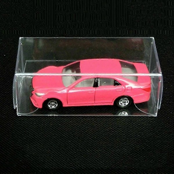 25 kpl PVC-leluauton esittelylaatikoita - Läpinäkyviä ja pölytiiviitä - Ihanteellisia Hot Wheels-, Tomica- ja Matchbox 1/64 -autoille - Järjestä ja esittele kokoelmaasi