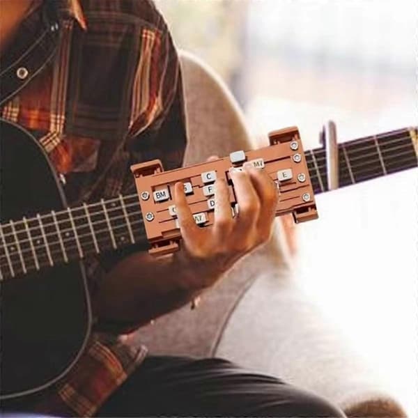 Gitarrinlärningshjälpmedel Gitarrackordtränare Gitarrövningshjälp Lärsystem för Gitarr