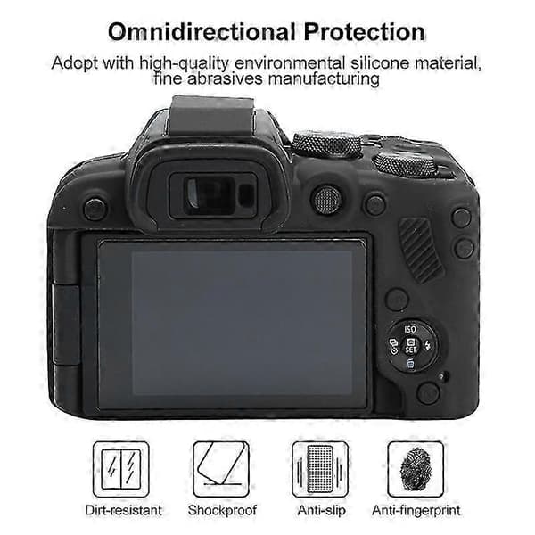 Blød silikone beskyttelsesetui til Canon EOS R10