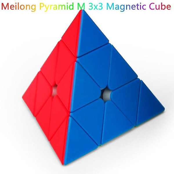 Magnetisk Rubiks kubepyramide Rubiks kube Magnetisk hastighetskube pedagogisk leke Pyramid cube